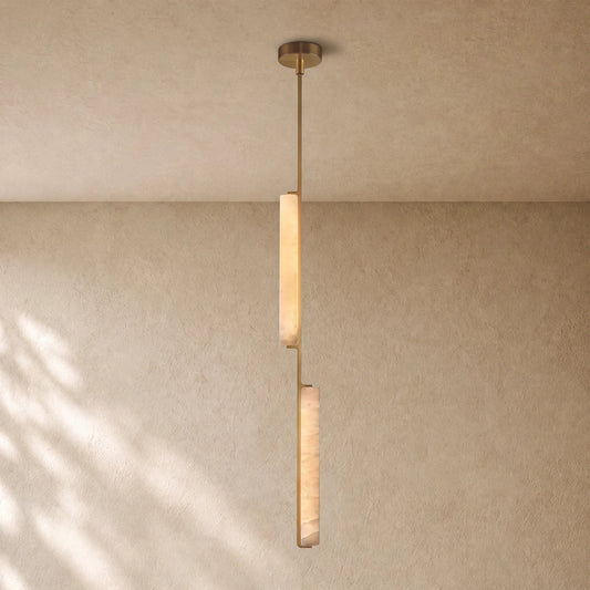 Ardubom Alabaster Pendant - Brass / Classic