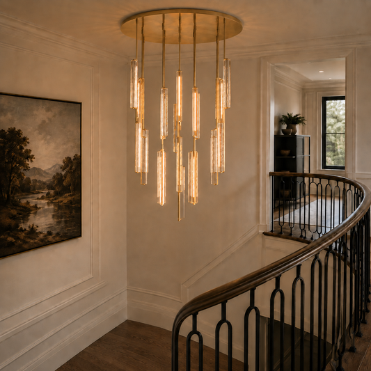 Audocon Crystal Round Chandelier