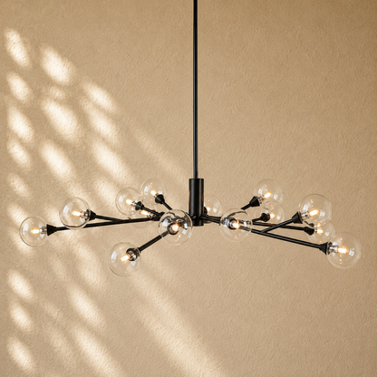 Apollos Round Chandelier - 47’’ / Bronze