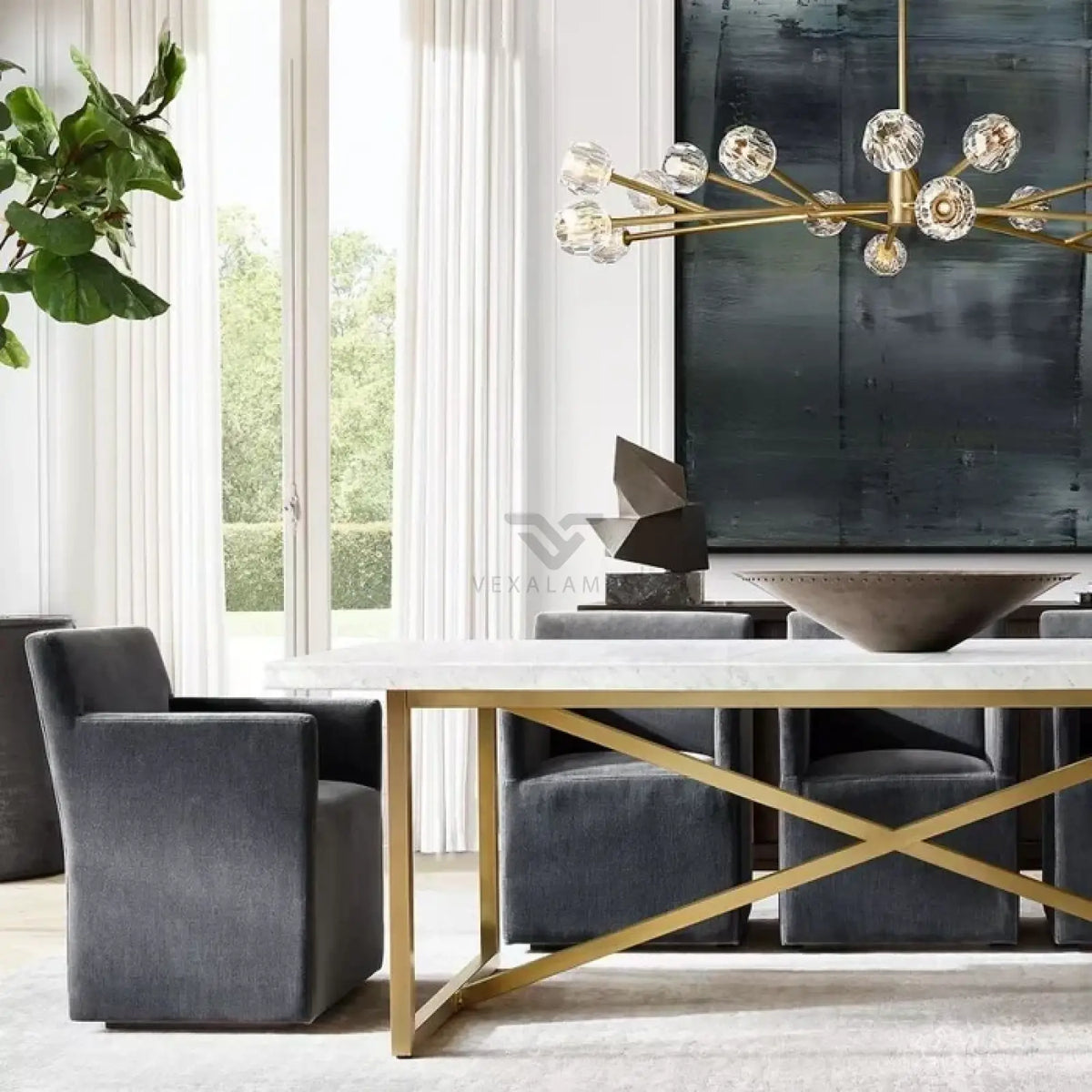 Boulee De Cristal Round Chandelier 24’’ 36’’ 48’’ 60’’ 72’’