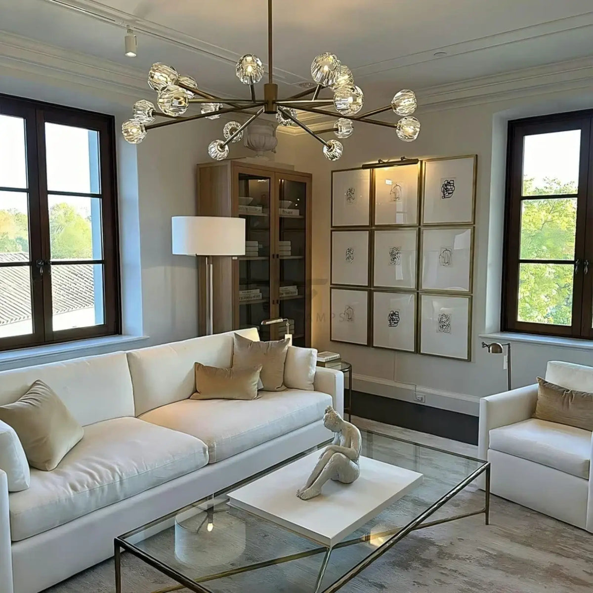 Boulee De Cristal Round Chandelier 24’’ 36’’ 48’’ 60’’ 72’’
