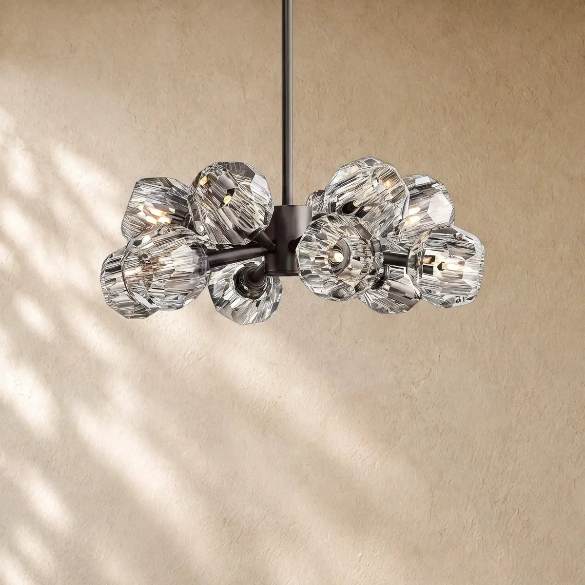 Boulee De Cristal Round Chandelier 24’’ 36’’ 48’’ 60’’ 72’’ - 24’’ / Clear / Bronze