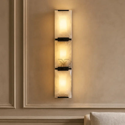 Brookhill Alabaster Crystal Sconce - Wall Sconce