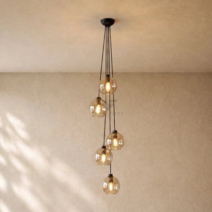 Bubble Glass Cascade Pendant