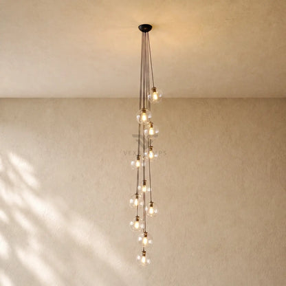 Bubble Glass Cascade Pendant
