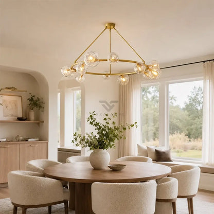 Bubble Glass Round Chandelier