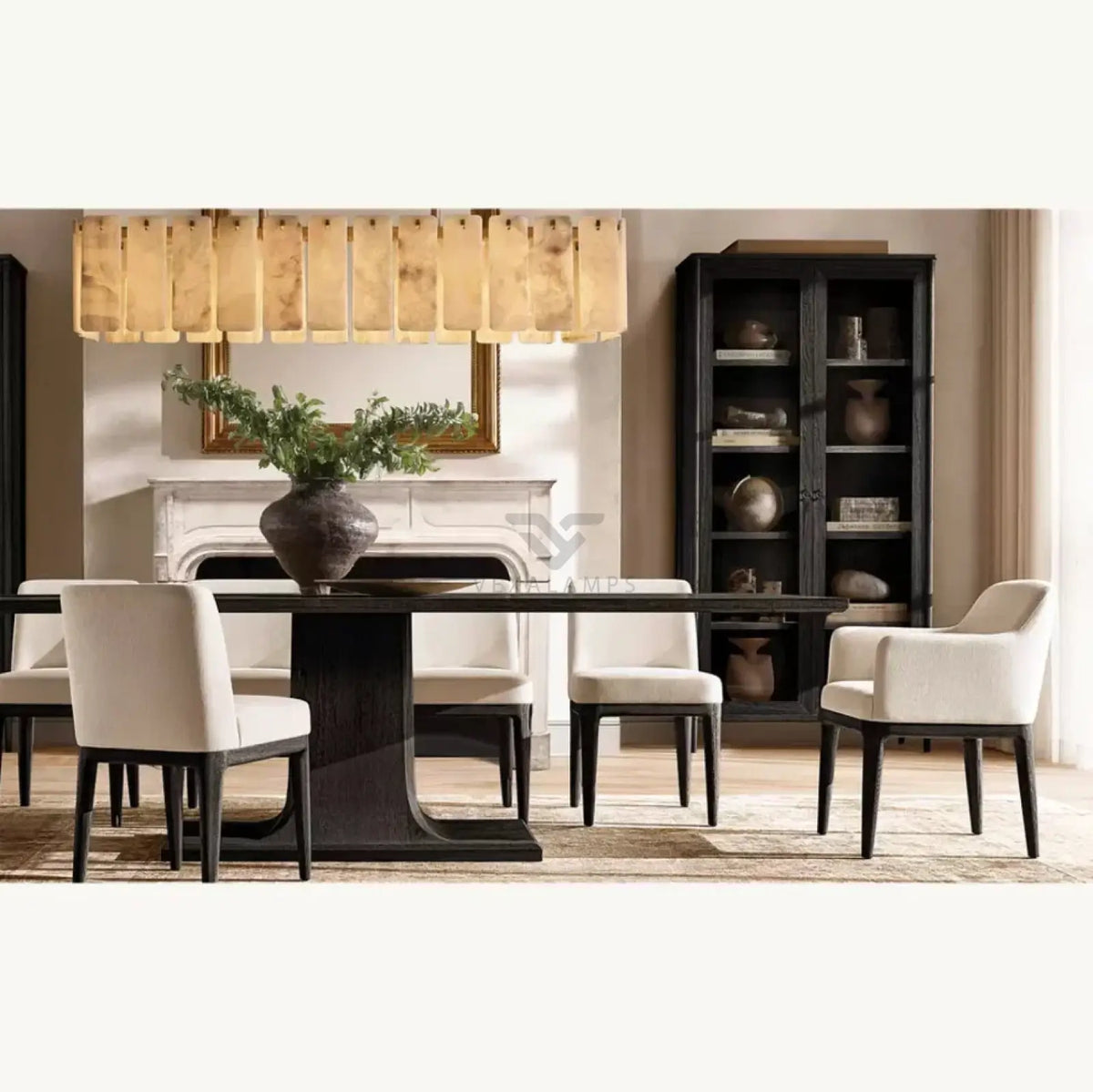 Calametta Onyx Rectangular Chandelier