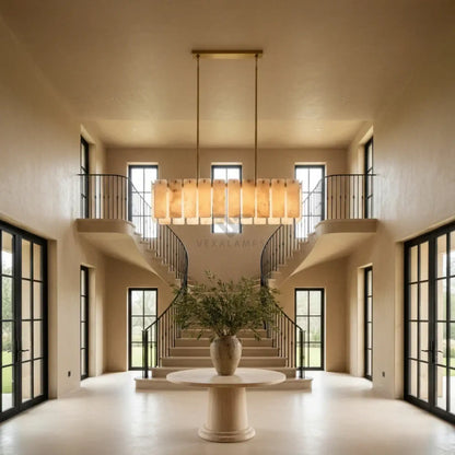 Calametta Onyx Rectangular Chandelier
