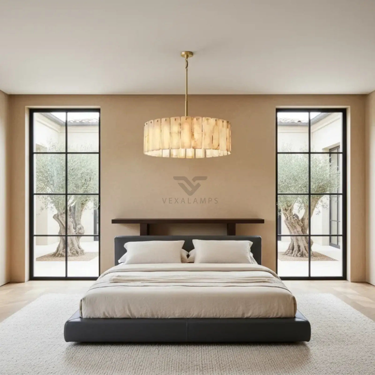 Calametta Onyx Round Chandelier