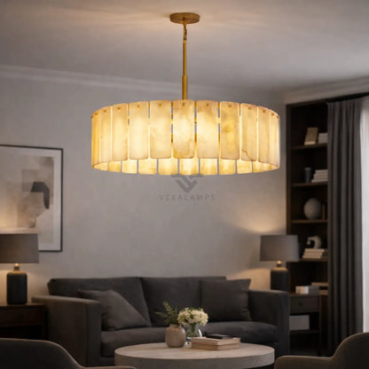 Calametta Onyx Round Chandelier