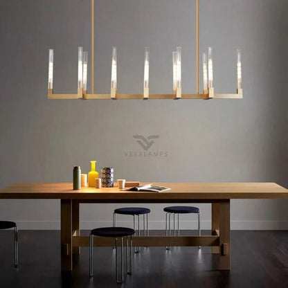 Cennela Linear Chandelier 55’’ 67’’