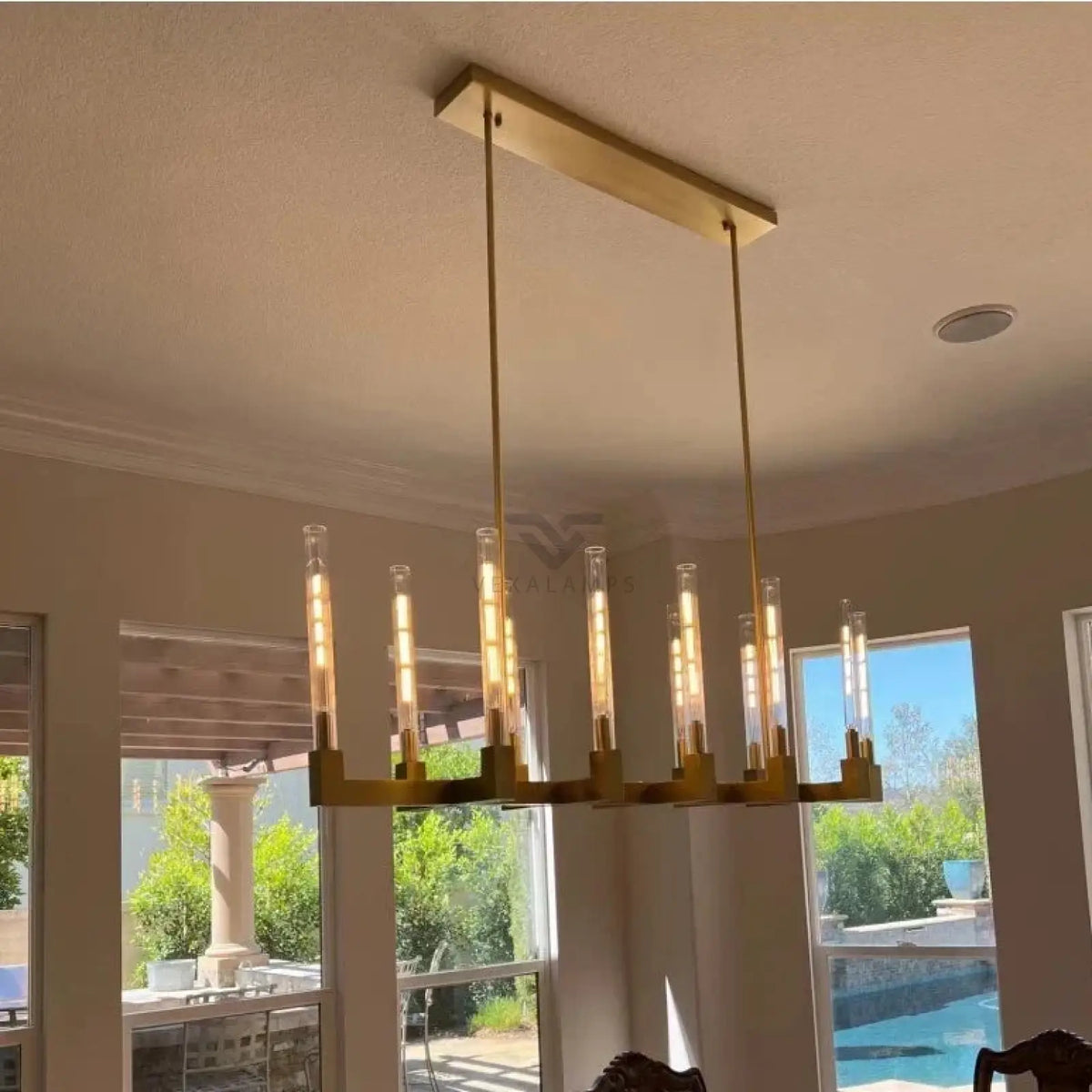 Cennela Linear Chandelier 55’’ 67’’