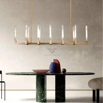 Cennela Linear Chandelier 55’’ 67’’