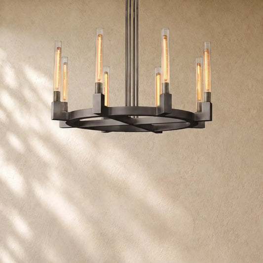 Cennela Round Chandelier 36’’,48’’,60’’,72’’ - 36’’ / Bronze