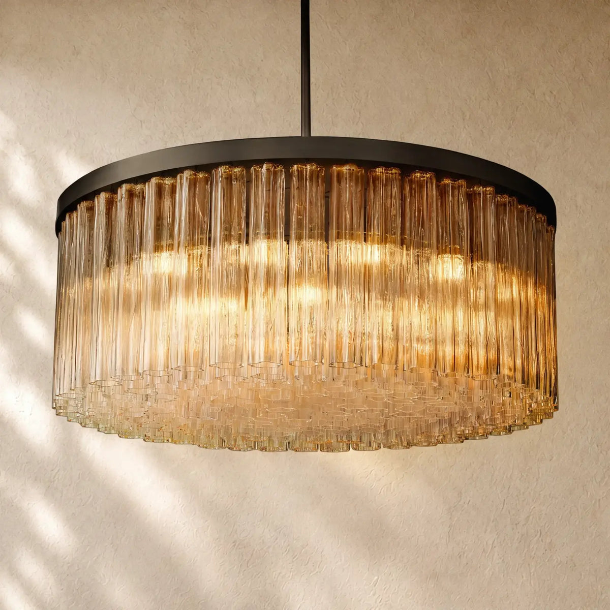 Ciello Round Chandelier - Bronze / 48’’