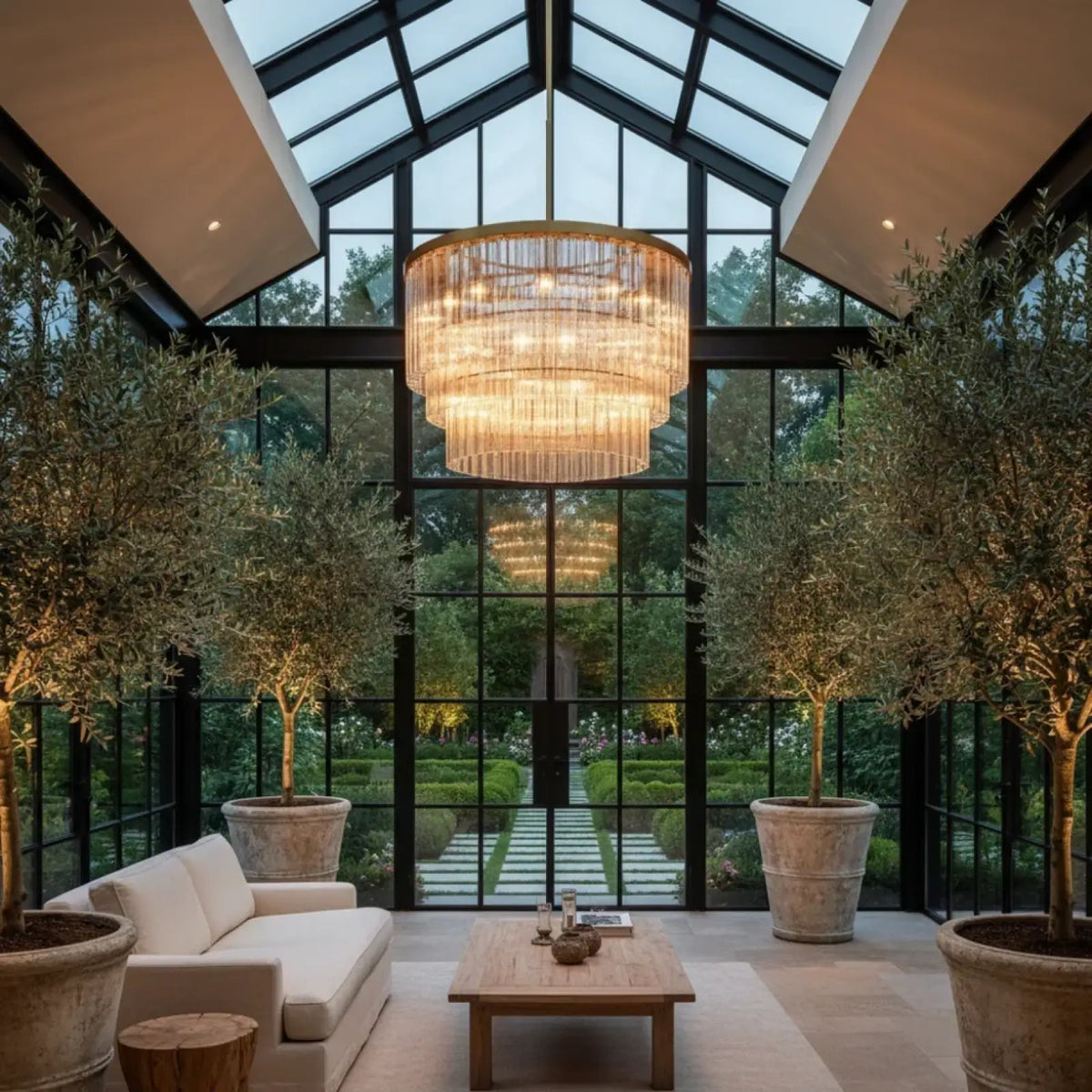 Ciello Three-Tier Round Chandelier