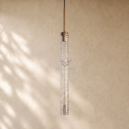 Collane Hammered Glass Pendant