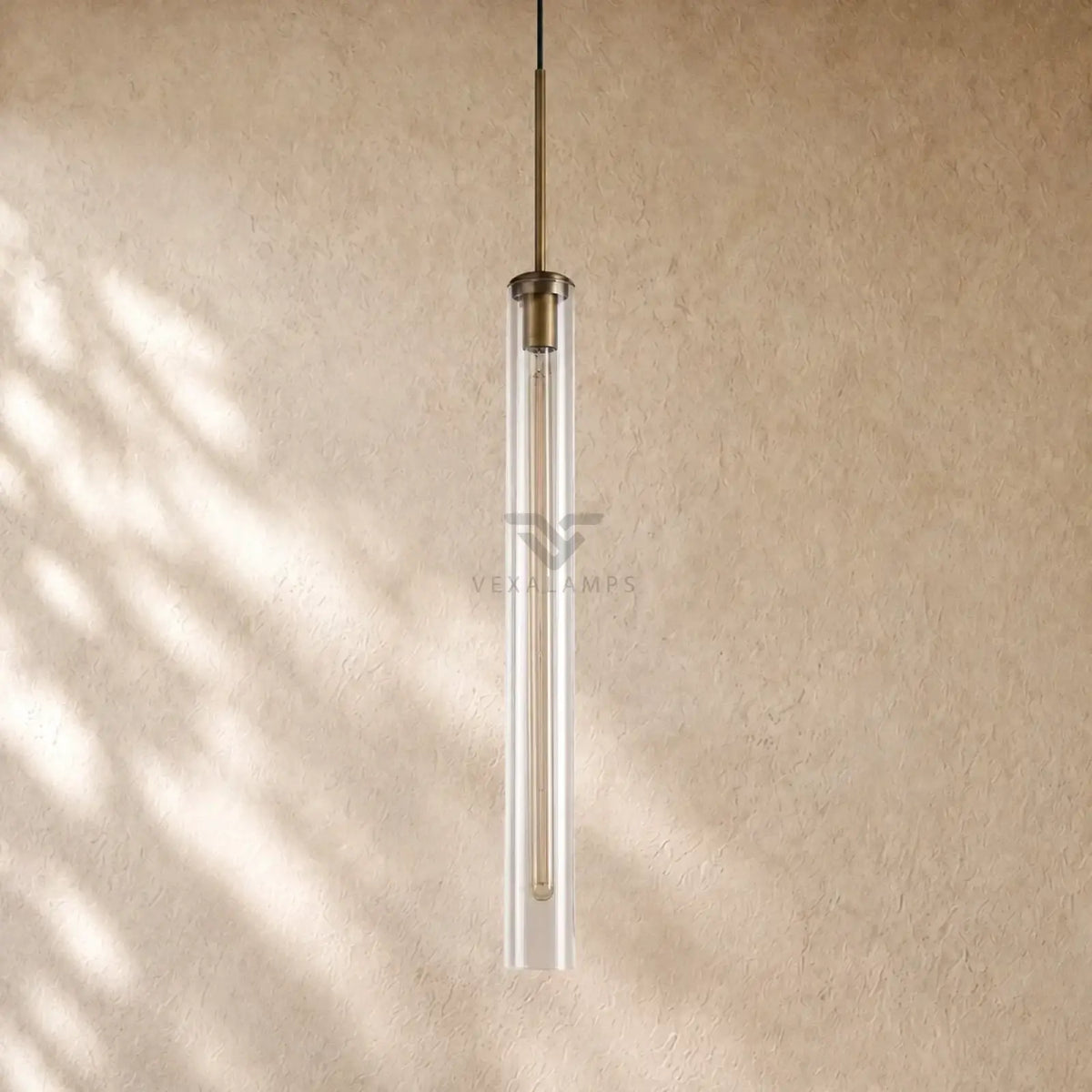 Collane Hammered Glass Pendant