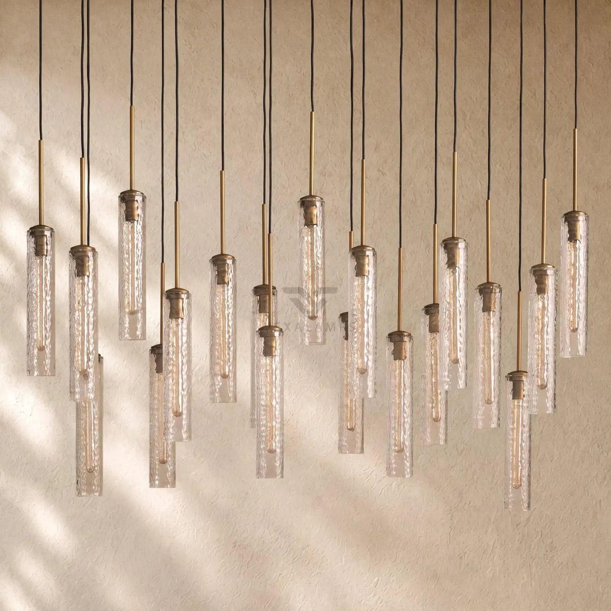 Collane Linear Glass Chandelier