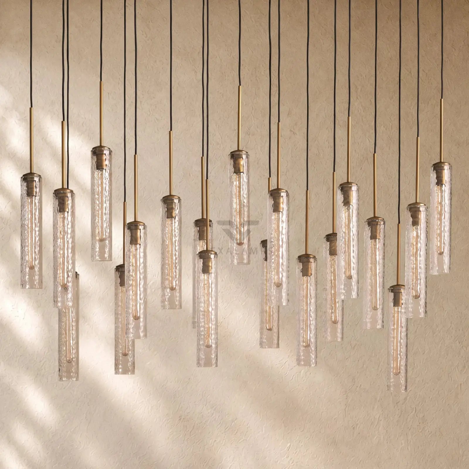 Collane Linear Glass Chandelier