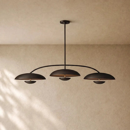 Cosm Linear Chandelier - black / 60’’