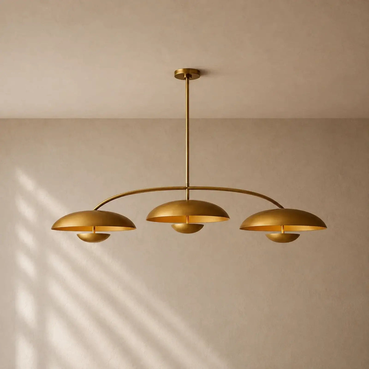Cosm Linear Chandelier - gold / 60’’