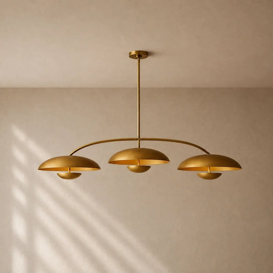 Cosm Linear Chandelier - gold / 60’’