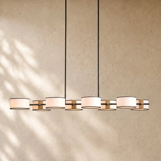 Daphna Fabric Linear Chandelier