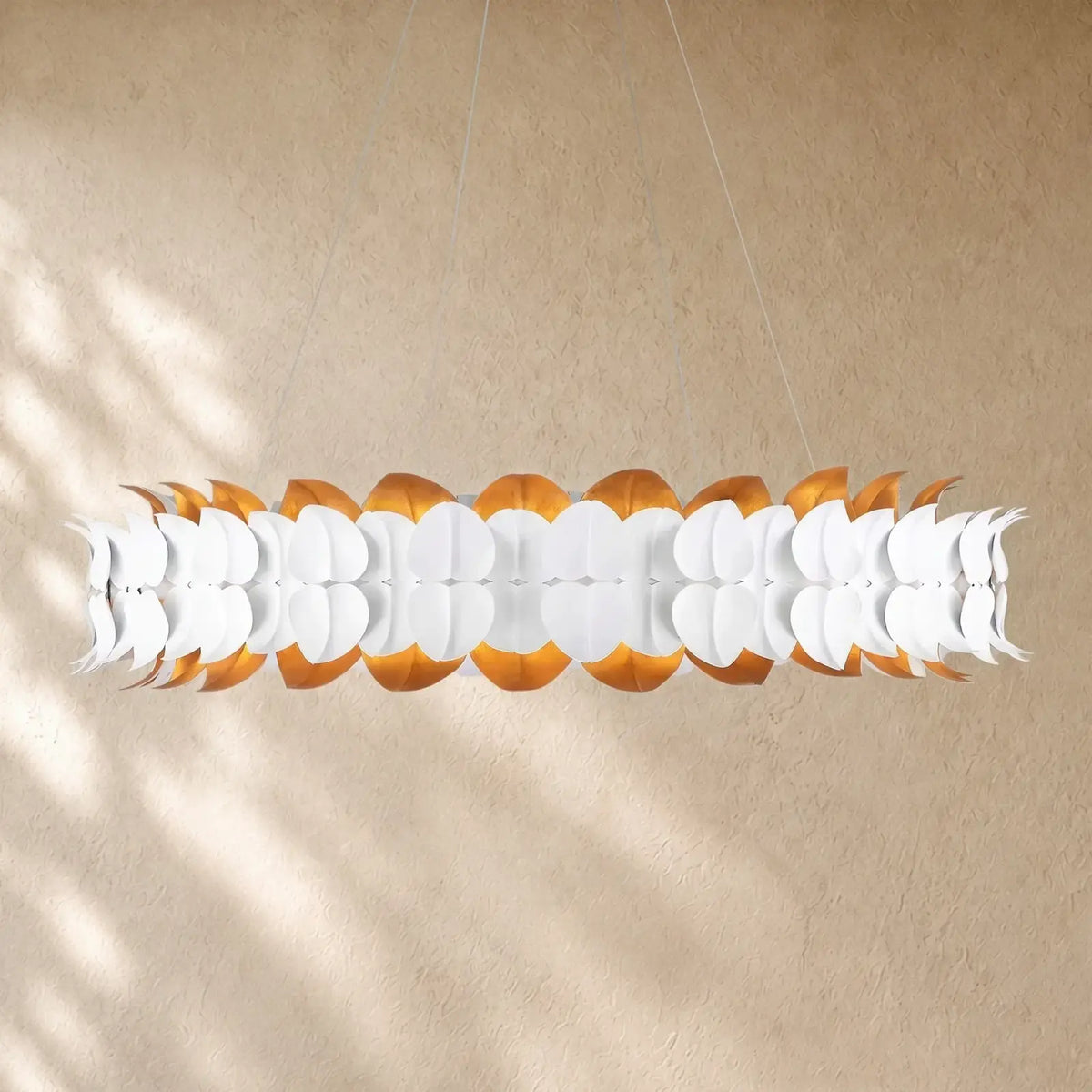 Darle Chandelier Sculpted Leaves 39’’