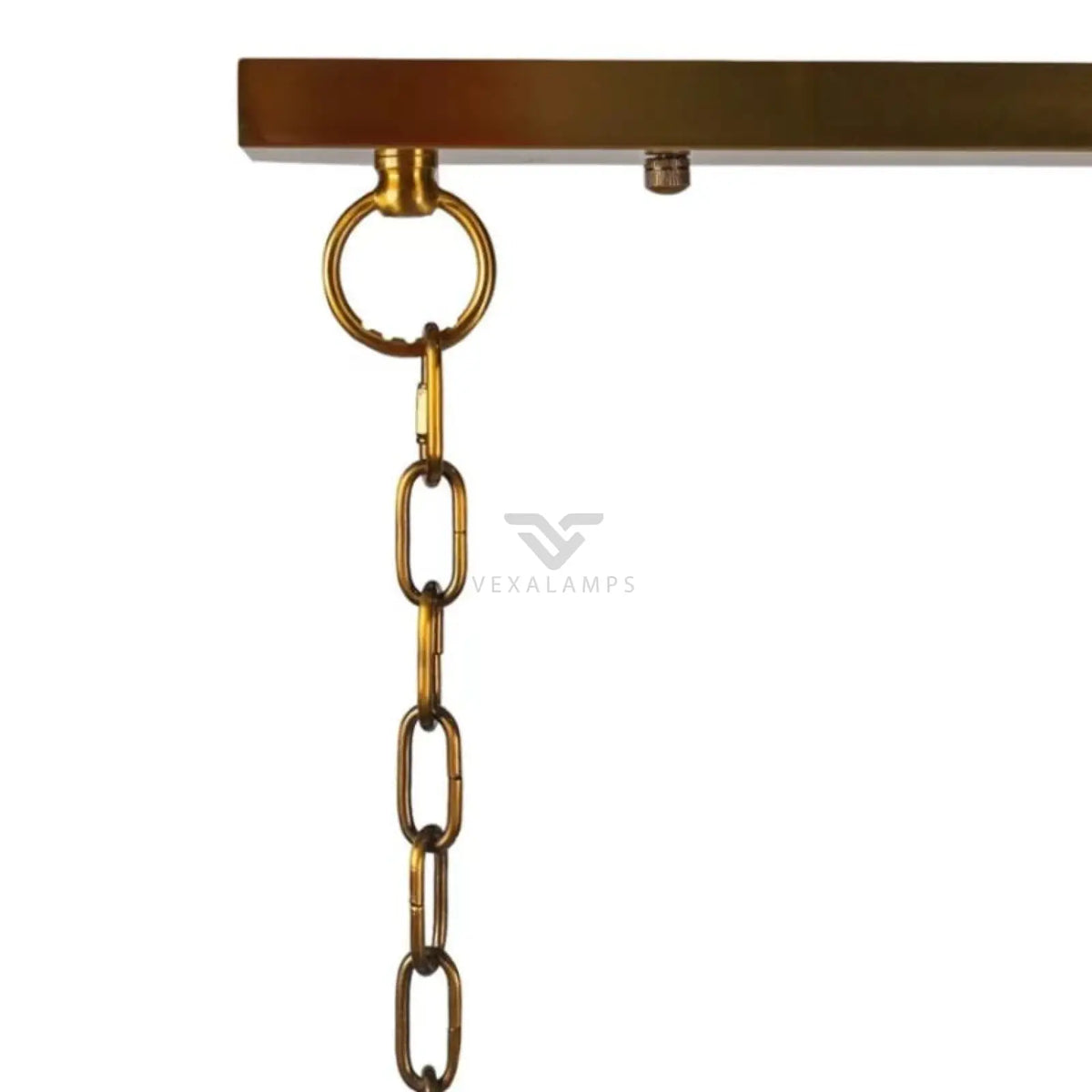 Daybreak Alabaster Rectangle Chandelier - Chandelier