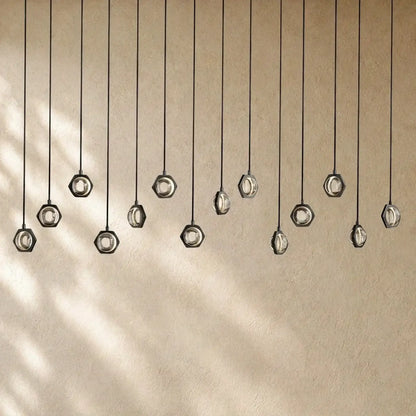 Ecletant Linear Chandelier 72’’ - Matte Black