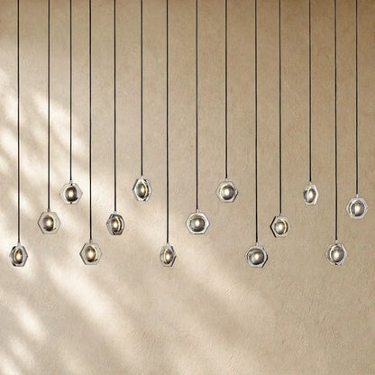 Ecletant Linear Chandelier 72’’ - Polished Nickel