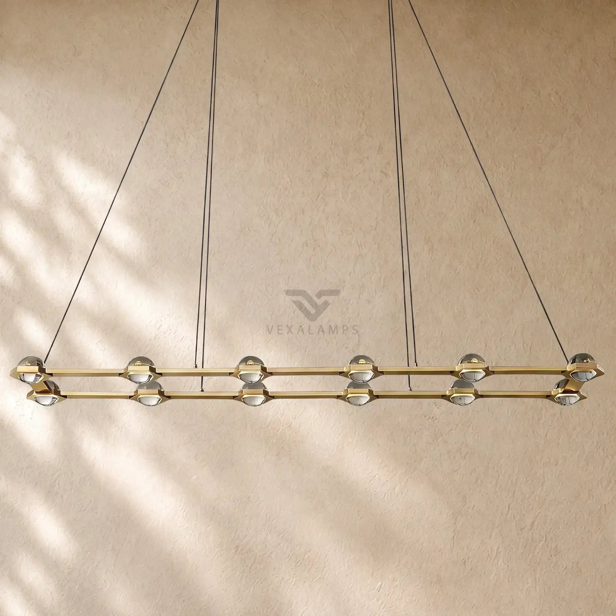 Ecletant Rectangular Chandelier