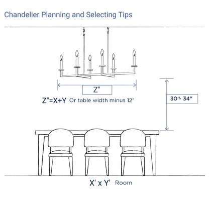 Heristal Crystal Chandelier for Foyer, Entry way, Staircase