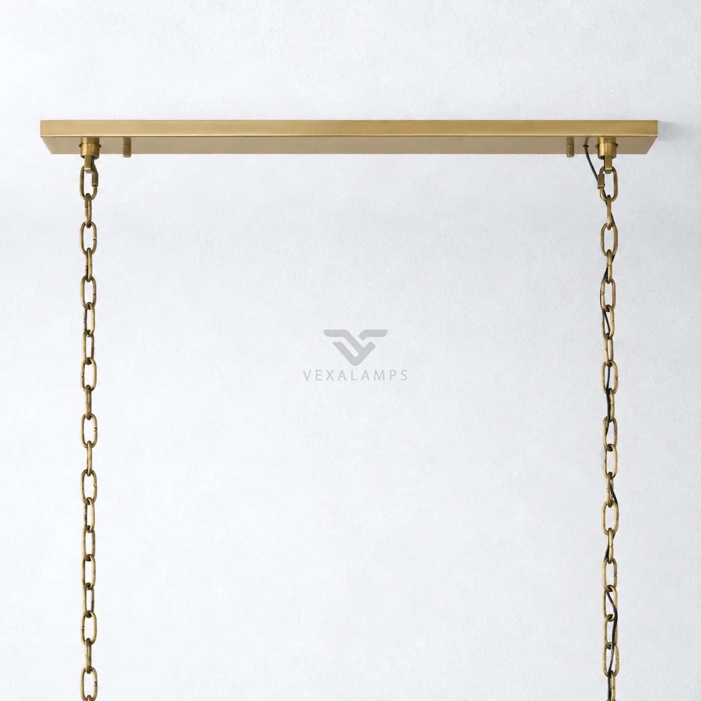 Ellington Alabaster Rectangular Chandelier 74’’ - Chandelier