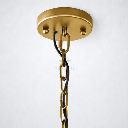 Ellington Alabaster Round Chandelier 43’’ - Chandelier