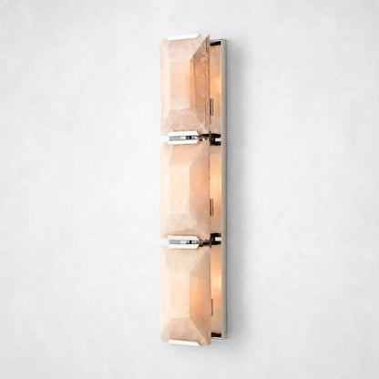 Ellington Alabaster Triple Sconce - Polished Nickel - Wall Sconce