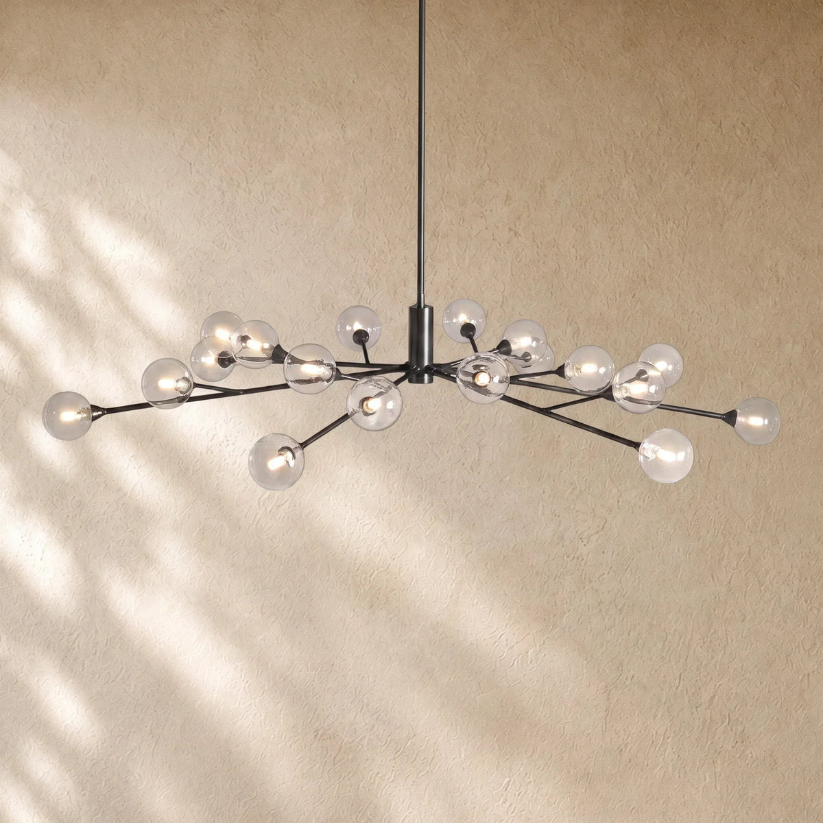 Apollos Round Chandelier - 59’’ / Bronze