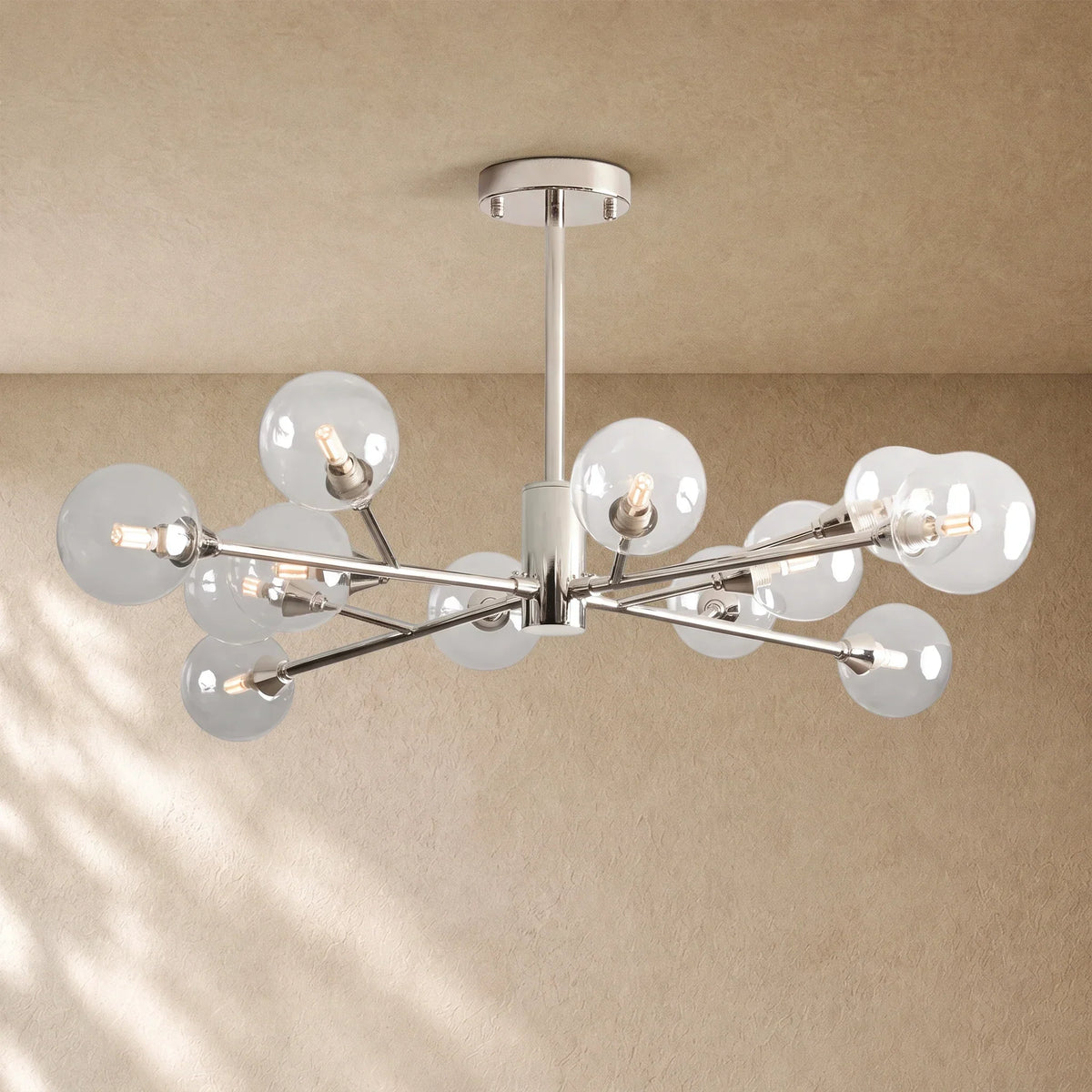 Apollos Flush Mount - 36’’ / Nickel