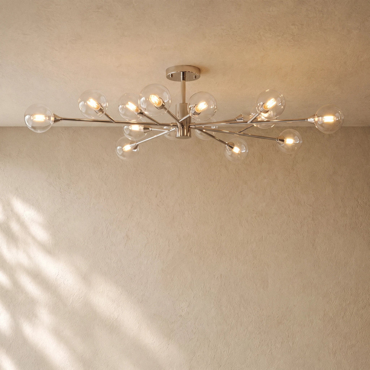 Apollos Flush Mount - 47’’ / Nickel