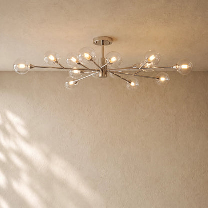 Apollos Flush Mount - 47’’ / Nickel