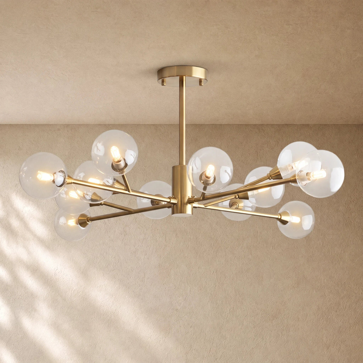 Apollos Flush Mount - 36’’ / Brass