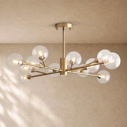 Apollos Flush Mount - 36’’ / Brass