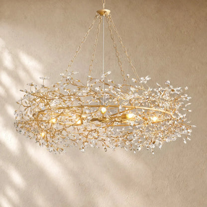 Fiory Crown Crystal Branch Chandelier