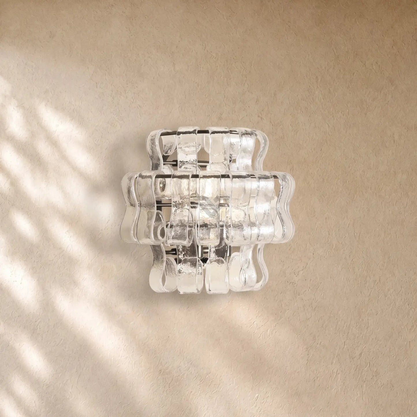 Ghiacci Glass Wall Sconce