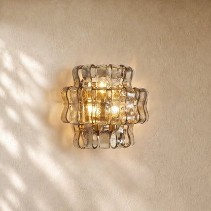 Ghiacci Glass Wall Sconce