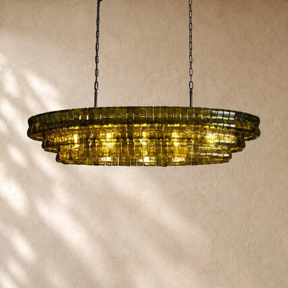 Ghiacci Oval Chandelier