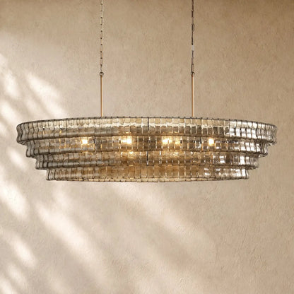 Ghiacci Oval Chandelier