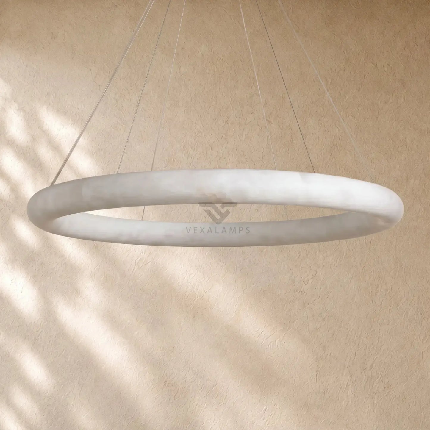 Halimas Halo Alabaster Chandelier