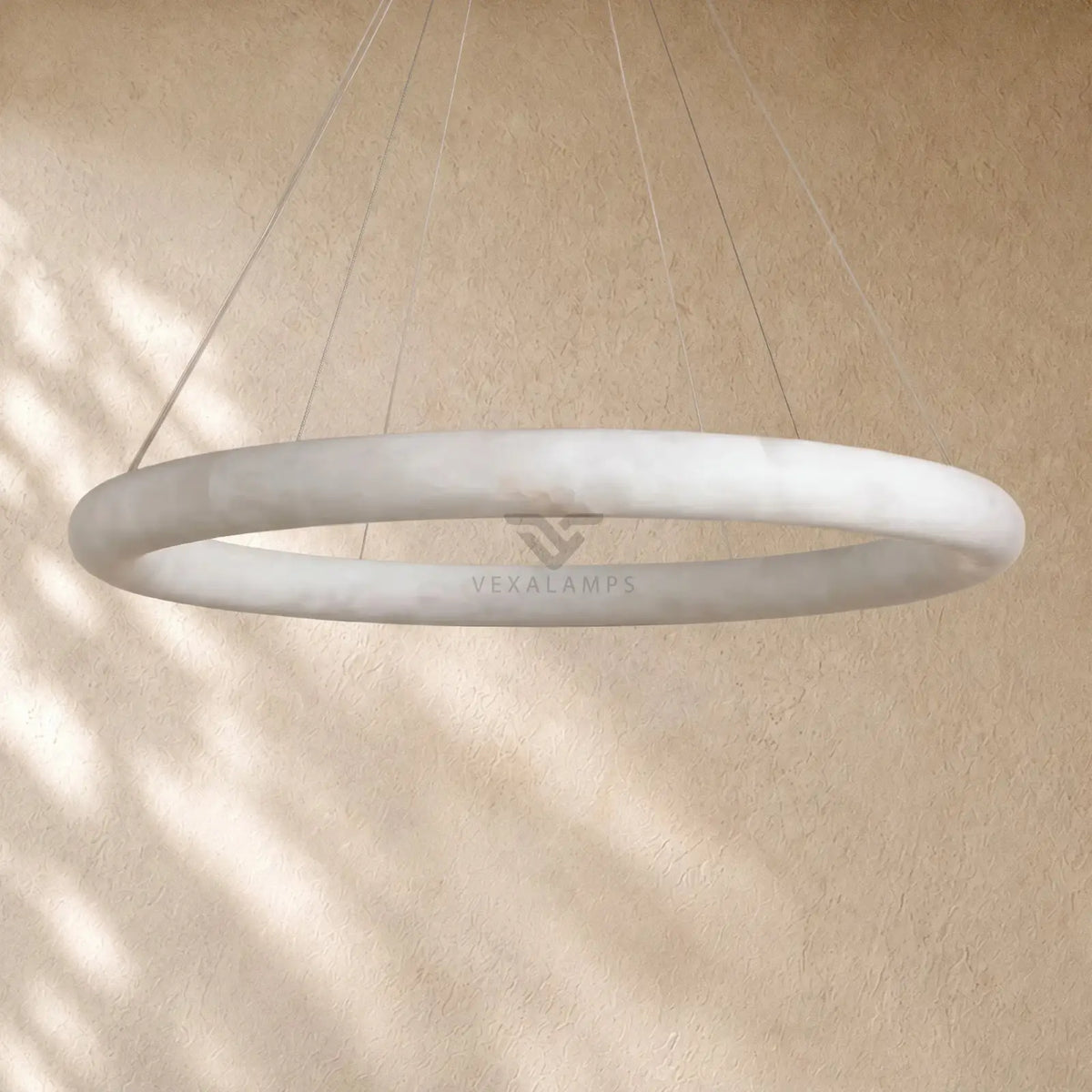Halimas Halo Alabaster Chandelier